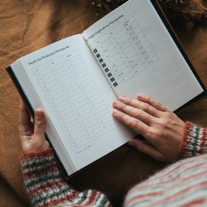 Knitter’s Year 2026 – týždenný diár pre pletiarky čierny – Obrázok 5