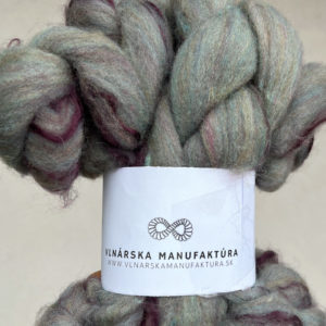 Česanec meríno, viskoza, nopky