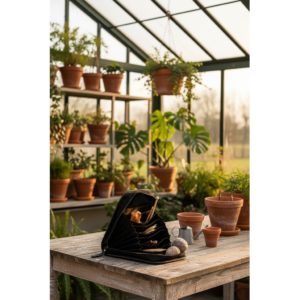 Puzdro na fixné ihlice Voss canvas Flower Muud – Obrázok 3