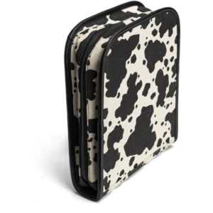 Puzdro na fixné ihlice Voss canvas Cow print Muud – Obrázok 4