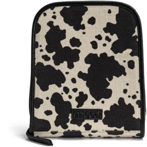 Puzdro na fixné ihlice Voss canvas Cow print Muud – Obrázok 5