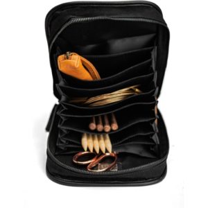 Puzdro na fixné ihlice Voss canvas Black Muud – Obrázok 4