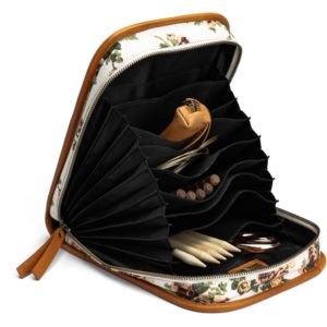 Puzdro na fixné ihlice Voss canvas Flower Muud – Obrázok 6