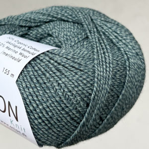 537 Jadegrøn Fino Organic cotton+merino