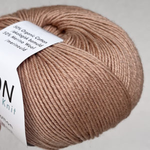 554 Camel Fino Organic cotton+merino