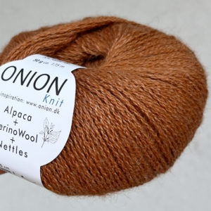 Brændt orange- Alpaca+Merino+Nettles 1214